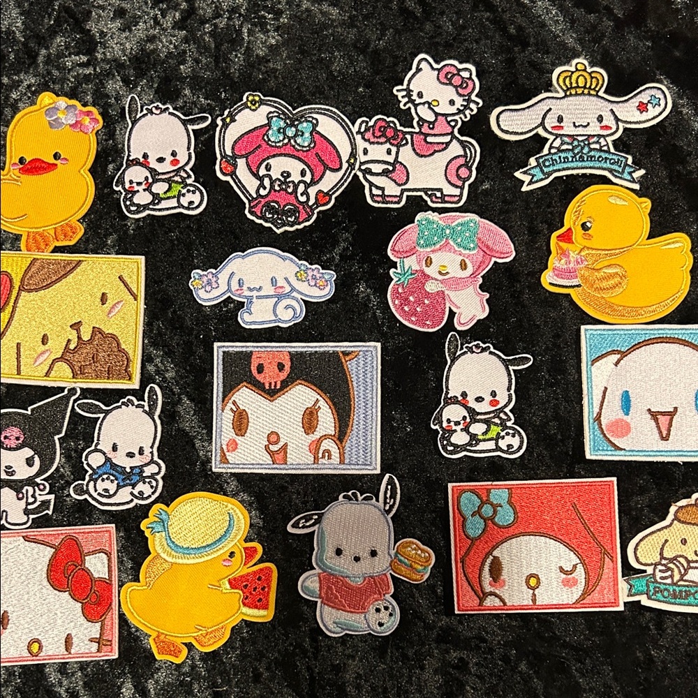 PATCHES - Unlisted items for live show Embroidered Patches